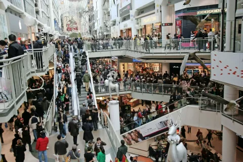 Dan obdarovanja (Boxing Day) v Torontu (Eaton Centre), Kanada, fotografirano 26. decembra 2007 / Foto: Wikipedija / Foto: 
