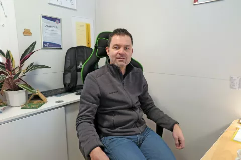 Mark Anžur, vršilec dolžnosti direktorja družbe Velika planina / Foto: 