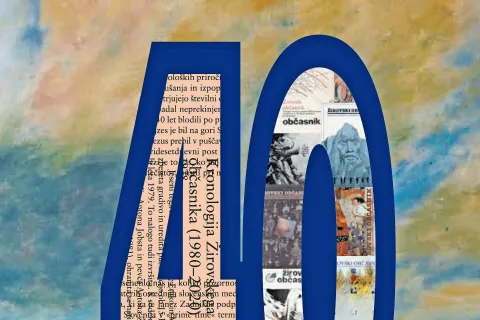 Več kot 40 prispevkov za 40 let, jubilejni zbornik Žirovskega občasnika, uredila Miha Naglič in Stane Kosmač, Žiri, 2020, 408 strani / Foto: 