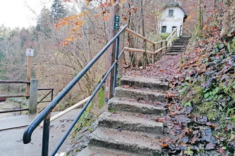 Nova ograja pri slapu Šum / Foto: arhiv občine / Foto: 