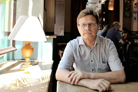 Vincenc Gotthardt, avtor romana Na drugem koncu sveta / Foto: osebni arhiv / Foto: 