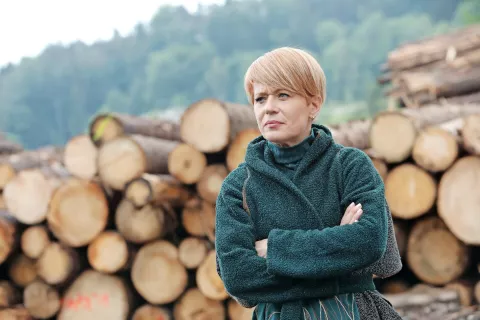 Predsednica DeSUS Aleksandra Pivec meni, da je za odločitev o odstopu še prezgodaj. / Foto: Gorazd Kavčič / Foto: 