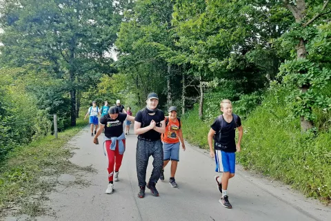Na poti do morja so prehodili okrog 180 kilometrov. / Foto: arhiv Vzgojnega zavoda Kranj / Foto: 