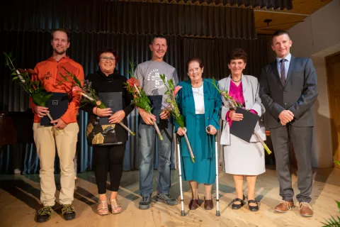 Podelitev občinskih nagrad občine Jezersko za leto 2022 / Foto: Primož Pičulin