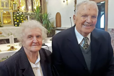 Justina in Vinko Tršan / Foto: osebni arhiv / Foto: 