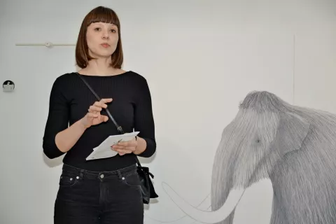 Maša P. Žmitek deluje tako na polju domišljijske kot znanstvene ilustracije. / Foto: Jelena Justin / Foto: 