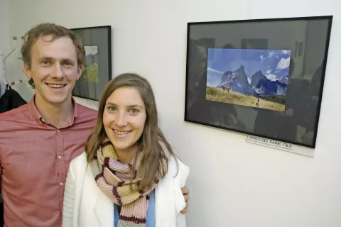 Na ogled so fotografije z devetmesečnega potovanja zakoncev Hočevar po Južni Ameriki. / Foto: Gorazd Kavčič / Foto: 