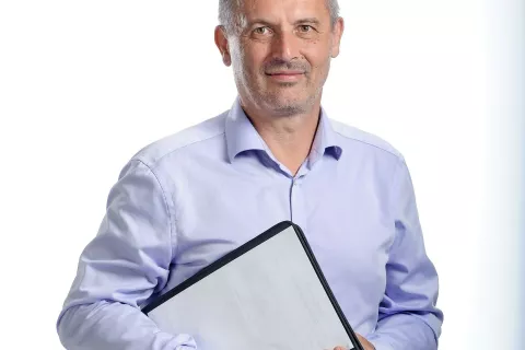 Predsednik društva Fajdigova ambulanta Tomaž Krišelj / Foto: 