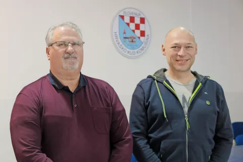 Pejo Mijatović (levo) in Damir Hauptman / Foto: 