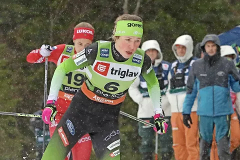Anamarija Lampič se je na letošnjo sezono odlično pripravila, kar dokazuje tudi na tekmah. / Foto: Gorazd Kavčič / Foto: 