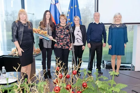 Nagrado s področja socialne dejavnosti so prejeli sodelavci Reintegracijskega centra za pomoč, terapijo, socialno rehabilitacijo in reintegracijo zasvojenih. / Foto: Primož Pičulin / Foto: 