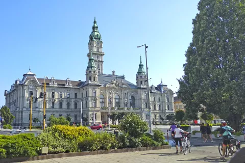 Gy&ouml;r, mestna hi&scaron;a / Foto: Slavko Zupanc