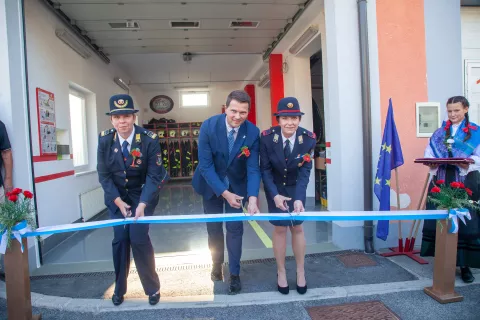 Otvoritev prizidek PGD Tunjice, novi prizidek, novi prostori, Tunjice / Foto: Ale&scaron; Senožetnik