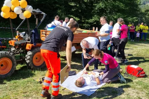 Prvi posredovalci Jezersko / Foto: Simon &Scaron;ubic