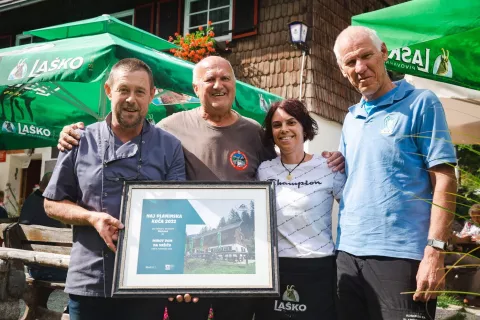 Od leve Aleš Štefe, Marko Kopač, Petra Bratuša in Jože Rovan / Foto: Mihov Dom