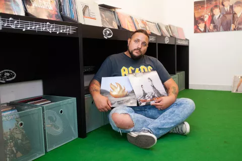 Gregor Torkar, Črna pizza / Foto: Aleš Senožetnik