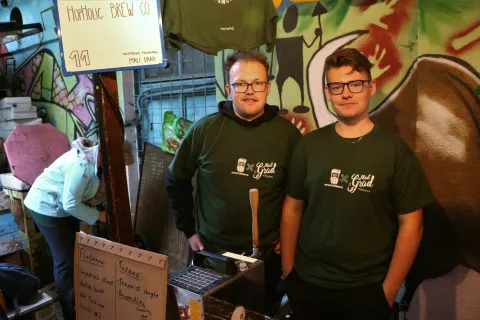 Valentin in Gregor Podkrižnik / Foto: Alenka Brun