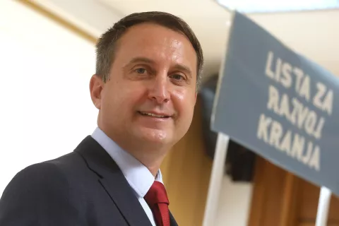 kandidat za župana Lokalne volitve 2022 Igor Velov Lista za Kranj / Foto: Gorazd Kavčič