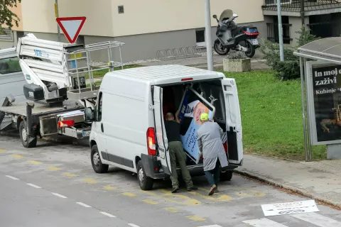 volitve za župana 2022 županske volitve plakat / Foto: Tina Dokl