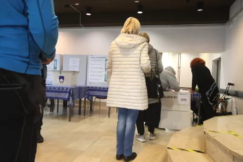 predsedniške volitve nov 2022 2. krog / Foto: Gorazd Kavčič
